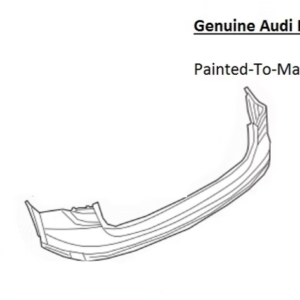 Painted 2019-2024 Audi Q3 Rear Bumper | Genuine OEM