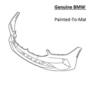 Painted 2019-2024 BMW 8 Series 840 850 Front Bumper | Genuine OEM