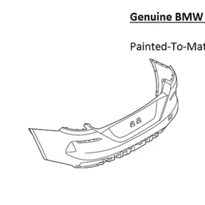 Painted 2019-2024 BMW 8 Series 840 850 Rear Bumper | Genuine OEM