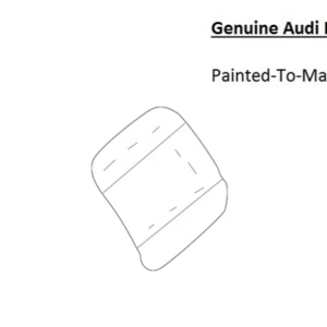 Painted 2019-2025 Audi A6 A6 Quattro Fuel Door | Genuine OEM
