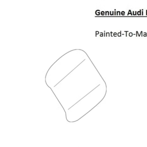 Painted 2019-2025 Audi A7 Sportsback Fuel Door | Genuine OEM