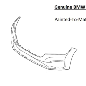 Painted 2020-2022 BMW 7 Series 740 745 750 760 Front Bumper | Genuine OEM