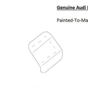 Painted 2020-2024 Audi S8 Fuel Door | Genuine OEM