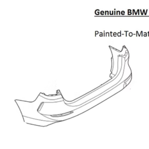 Painted 2020-2024 BMW 228 235 Gran Coupe Rear Bumper | Genuine OEM