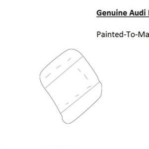Painted 2020-2025 Audi S6 Fuel Door | Genuine OEM