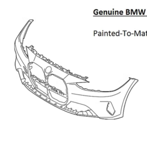 Painted 2021-2024 BMW 4 Series 430 440 Front Bumper | Genuine OEM