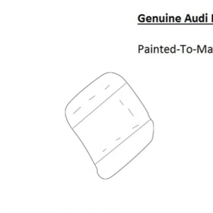Painted 2021-2025 Audi RS6 Fuel Door | Genuine OEM
