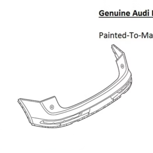 Painted 2021-2026 Audi Q5 Rear Bumper | Genuine OEM