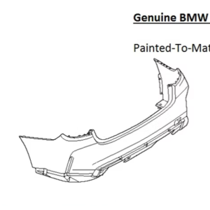 Painted 2021-2026 BMW M3 Rear Bumper | Genuine OEM
