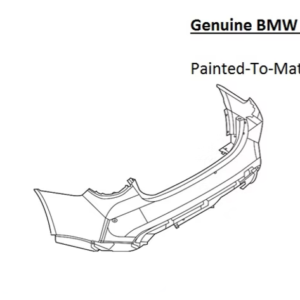 Painted 2021-2026 BMW M4 Rear Bumper | Genuine OEM