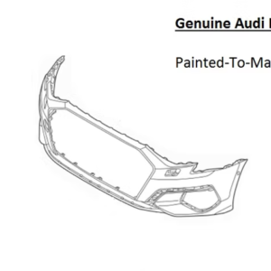 Painted 2022-2024 Audi A3 Front Bumper | Genuine OEM