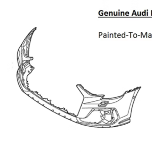 Painted 2022-2024 Audi A8 Quattro Front Bumper | Genuine OEM