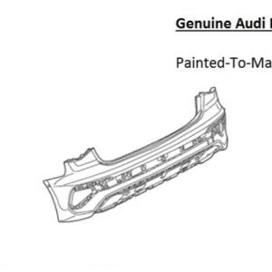 Painted 2022-2024 Audi RS3 Rear Bumper | Genuine OEM