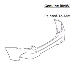 Painted 2022-2024 BMW M240 Rear Bumper | Genuine OEM