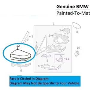 Painted 2023-2024 BMW M2 Side Mirror Cover | Genuine OEM