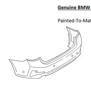 Painted 2023-2026 BMW 3 Series 330 340 Rear Bumper | Genuine OEM