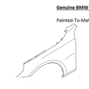 Painted 2024-2026 BMW i5 Front Fender | Genuine OEM
