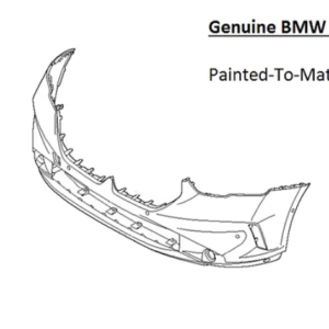 Painted 2024 BMW 5 Series 530 540 Front Bumper | Genuine OEM