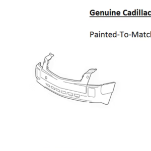 Painted 2004-2009 Cadillac SRX Front Bumper Cover | Genuine OEM