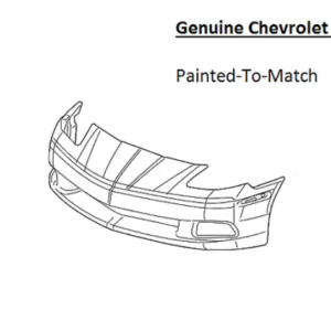 Painted 2005-2013 Chevrolet Corvette Front Bumper Cover | Genuine OEM
