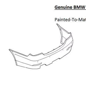 Painted 2006-2010 BMW M5 Rear Bumper Cover | Genuine OEM