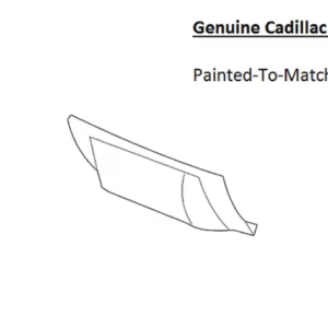 Painted 2007-2014 Cadillac Escalade Rear Hitch Cover | Genuine OEM