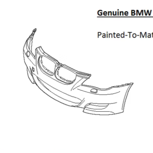 Painted 2008-2010 BMW M5 Front Bumper Cover | Genuine OEM