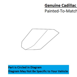 Painted 2008-2014 Cadillac CTS Headlamp Washer Cover | Genuine OEM