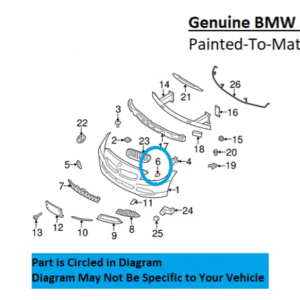Painted 2009-2016 BMW Z4 Headlamp Washer Cover | Genuine OEM