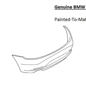 Painted 2009-2016 BMW Z4 Rear Bumper Cover | Genuine OEM