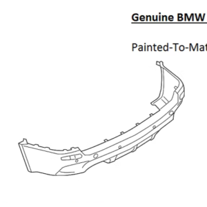 Painted 2010-2013 BMW X5M X5 M Rear Bumper Cover | Genuine OEM