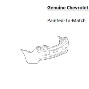 Painted 2010-2013 Chevrolet Camaro Rear Bumper Cover | Genuine OEM