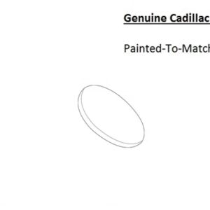 Painted 2010-2016 Cadillac SRX Fuel Door | Genuine OEM
