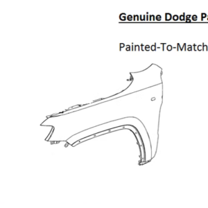 Painted 2011-2022 Dodge Durango Front Fender | Genuine OEM