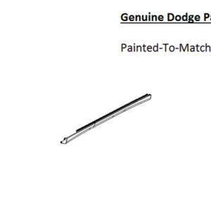 Painted 2011-2023 Dodge Charger Side Skirt Rocker Molding | Genuine OEM