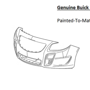Painted 2012-2014 Buick Regal GS Front Bumper Cover | Genuine OEM