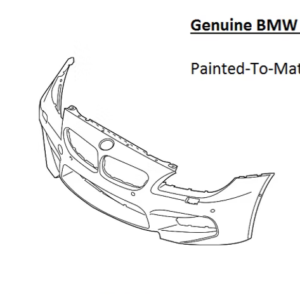 Painted 2012-2019 BMW M6 M6 Gran Coupe Front Bumper Cover | Genuine OEM