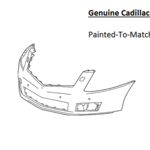 Painted 2013-2016 Cadillac SRX Front Bumper Cover | Genuine OEM