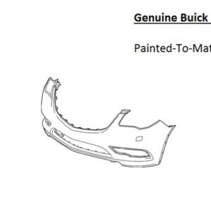 Painted 2013-2017 Buick Enclave Front Bumper | Genuine OEM