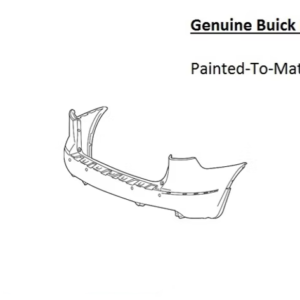 Painted 2013-2017 Buick Enclave Rear Bumper | Genuine OEM