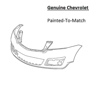 Painted 2013-2017 Chevrolet Traverse Front Bumper Cover | Genuine OEM