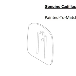 Painted 2013-2018 Cadillac ATS Sedan Fuel Door | Genuine OEM