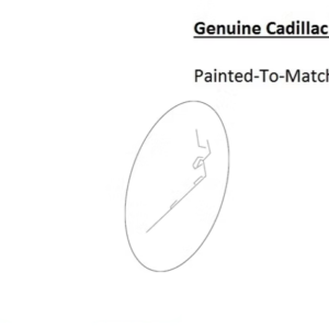Painted 2013-2019 Cadillac XTS Fuel Door | Genuine OEM