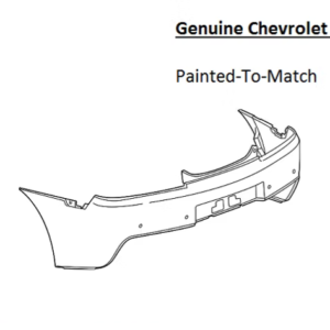 Painted 2014-2015 Chevrolet Camaro Rear Bumper Cover | Genuine OEM