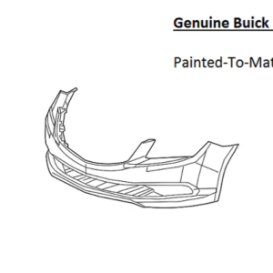 Painted 2014-2016 Buick Lacrosse Front Bumper Cover | Genuine OEM