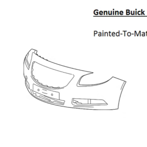 Painted 2014-2017 Buick Regal Front Bumper Cover | Genuine OEM