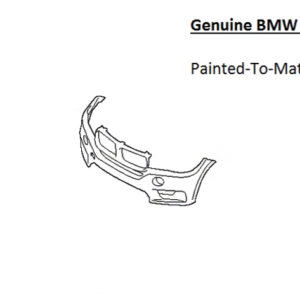 Painted 2014-2018 BMW X5 Front Bumper Cover | Genuine OEM