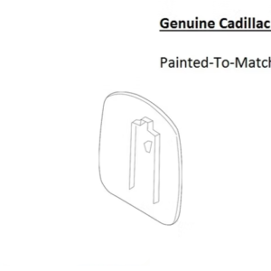 Painted 2014-2019 Cadillac CTS Fuel Door | Genuine OEM