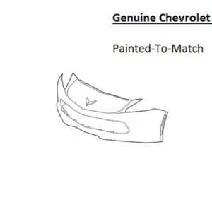 Painted 2014-2019 Chevrolet Corvette Front Bumper Cover | Genuine OEM