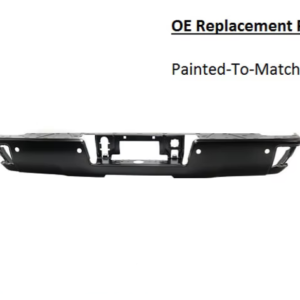 Painted 2014-2019 Chevrolet Silverado 1500 Rear Bumper | OE Replacement